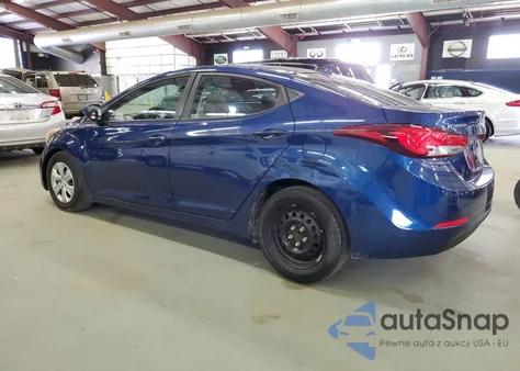 2016 Hyundai Elantra Se from USA, damaged, VIN 5NPDH4AE9GH758816